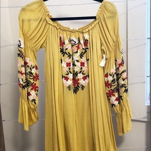 Embroidered Floral Dress